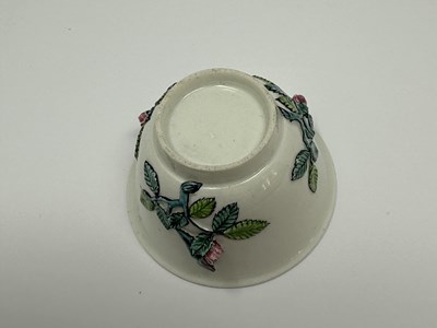 Lot 5 - A BÖTTGER TEA BOWL AND SAUCER, CIRCA 1715-20
