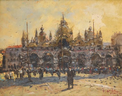 Lot 521 - PAOLO SALA (ITALIAN 1859-1924)