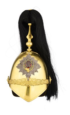 Lot 252 - AN 1871 PATTERN OFFICER’S HELMET OF THE 2ND DRAGOON GUARDS (QUEEN’S BAYS)