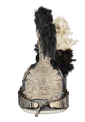 Lot 220 - A RARE MODEL 1814 HELMET OF THE FRENCH GARDE DU CORPS DU ROI