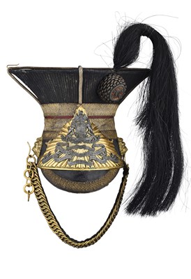 Lot 251 - A VICTORIAN CHAPKA OF THE 16TH LANCERS