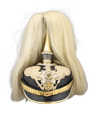 Lot 226 - AN OFFICER’S PICKELHAUBE OF THE GARDE CORPS, CIRCA 1900-1914