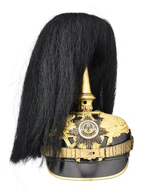 Lot 227 - AN OFFICER’S PICKELHAUBE OF THE GARDE CORPS, CIRCA 1900-1914