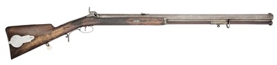 Lot 354 - A RARE 16 BORE RIVIERE PATENT PERCUSSION TARGET OR SPORTING RIFLE BY RIVIERE