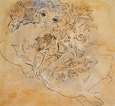 Lot 294 - CHITTAPROSAD BHATTACHARYA (INDIAN 1915-1978)
