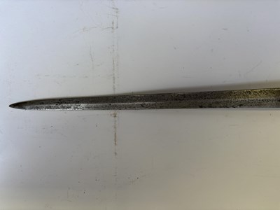 Lot 28 - A NORTH EUROPEAN BASKET-HILTED MILITARY BACKSWORD (TESSAK), LATE 16TH CENTURY