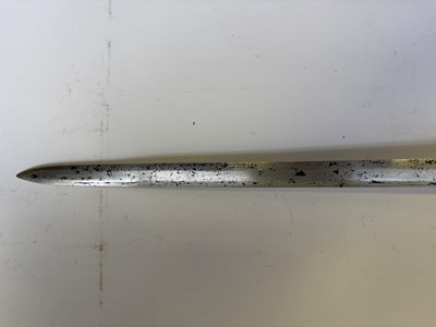 Lot 33 - A NORTH GERMAN MILITARY SWORD (TESSAK), CIRCA 1600-20