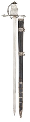 Lot 34 - A STYRIAN MILITARY BACKSWORD, LATE 16TH CENTURY