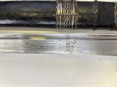 Lot 34 - A STYRIAN MILITARY BACKSWORD, LATE 16TH CENTURY