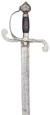 Lot 39 - A NORTH EUROPEAN MILITARY SWORD, CIRCA 1620
