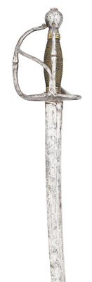 Lot 64 - A MILITARY SWORD, CIRCA 1700, GERMAN OR SWISS