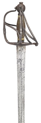 Lot 63 - A FRENCH GENDARMERIE OFFICER’S SWORD, CIRCA 1750