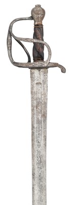 Lot 53 - A SWEDISH MILITARY SWORD, CIRCA 1660