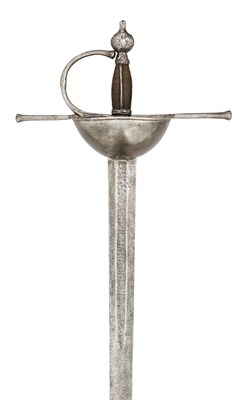 Lot 75 - A PORTUGUESE OFFICER’S CUP-HILT RAPIER, CIRCA 1780