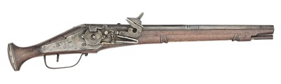 Lot 104 - A 44 BORE SOUTH GERMAN WHEEL-LOCK BELT PISTOL, NUREMBERG, CIRCA 1590