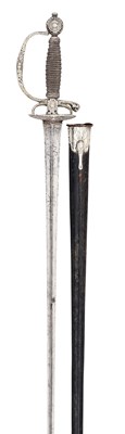 Lot 77 - A FRENCH SILVER-HILTED SMALL-SWORD, MID-18TH CENTURY