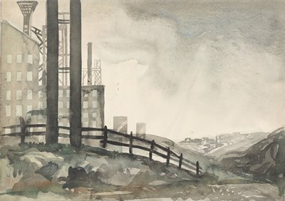 Lot 408 - ATTRIBUTED TO BRYAN DE GRINEAU (BRITISH 1883-1957)