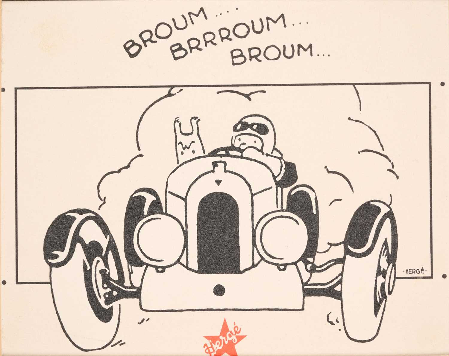 Lot 474 - HERGE (BELGIAN 1907-1893)