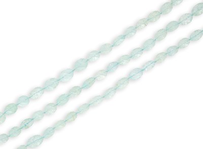 Lot 65 - AQUAMARINE SAUTOIR