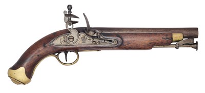 Lot 335 - A 16 BORE FLINTLOCK NEW LAND PATTERN SERVICE PISTOL, EARLY 19TH CENTURY