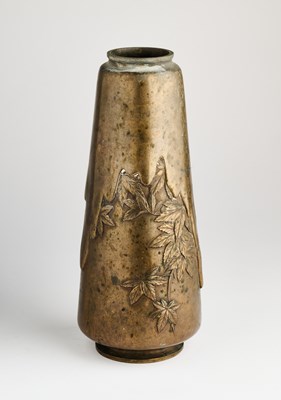 Lot 77 - A JAPANESE BRONZE VASE, 20TH CENTURY