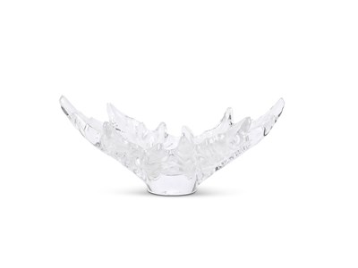 Lot 87 - A LALIQUE 'CHAMPS-ELYSEES' BOWL, LATER 20TH CENTURY