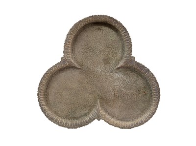 Lot 441 - TWO ANGLO-INDIAN TRAYS, CIRCA 1900