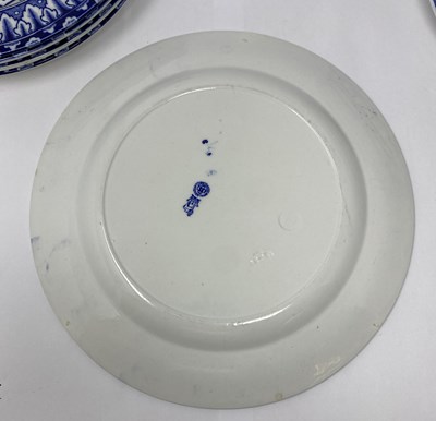 Lot 26 - A SET OF EIGHTEEN ROYAL DOULTON 'GIBSON GIRL' SERIESWARE PLATES, CIRCA 1902-15