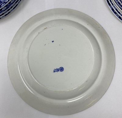 Lot 26 - A SET OF EIGHTEEN ROYAL DOULTON 'GIBSON GIRL' SERIESWARE PLATES, CIRCA 1902-15