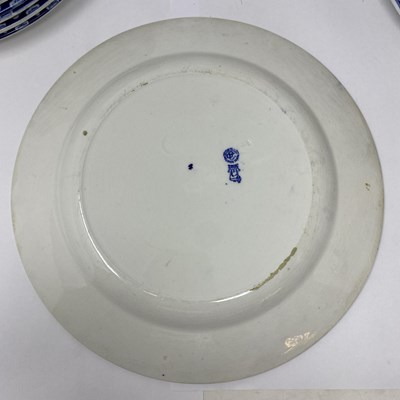 Lot 26 - A SET OF EIGHTEEN ROYAL DOULTON 'GIBSON GIRL' SERIESWARE PLATES, CIRCA 1902-15
