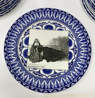 Lot 26 - A SET OF EIGHTEEN ROYAL DOULTON 'GIBSON GIRL' SERIESWARE PLATES, CIRCA 1902-15