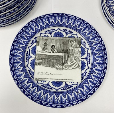 Lot 26 - A SET OF EIGHTEEN ROYAL DOULTON 'GIBSON GIRL' SERIESWARE PLATES, CIRCA 1902-15