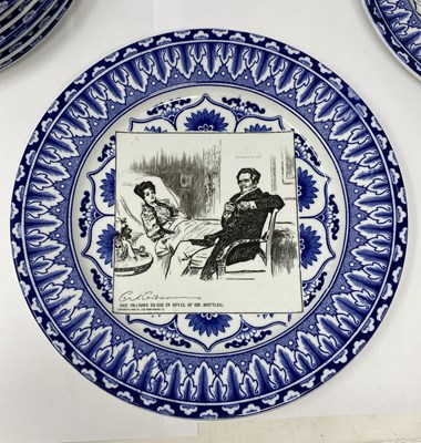 Lot 26 - A SET OF EIGHTEEN ROYAL DOULTON 'GIBSON GIRL' SERIESWARE PLATES, CIRCA 1902-15