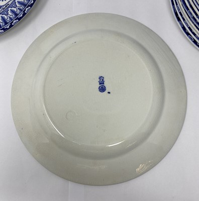 Lot 26 - A SET OF EIGHTEEN ROYAL DOULTON 'GIBSON GIRL' SERIESWARE PLATES, CIRCA 1902-15