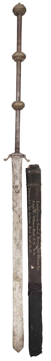 Lot 7 - A VERY RARE INDIAN EXECUTIONER’S SWORD BROUGHT