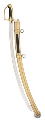 Lot 539 - A SABRE IN FRENCH LIGHT CAVALRY OFFICER’S STYLE