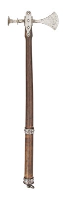 Lot 96 - A POLISH HORSEMAN’S HAMMER AND AXE (CZEKAN) IN 17TH CENTURY STYLE, 19TH CENTURY