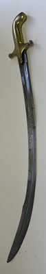 Lot 516 - A SABRE OF EASTERN FORM, PROBABLY 18TH CENTURY