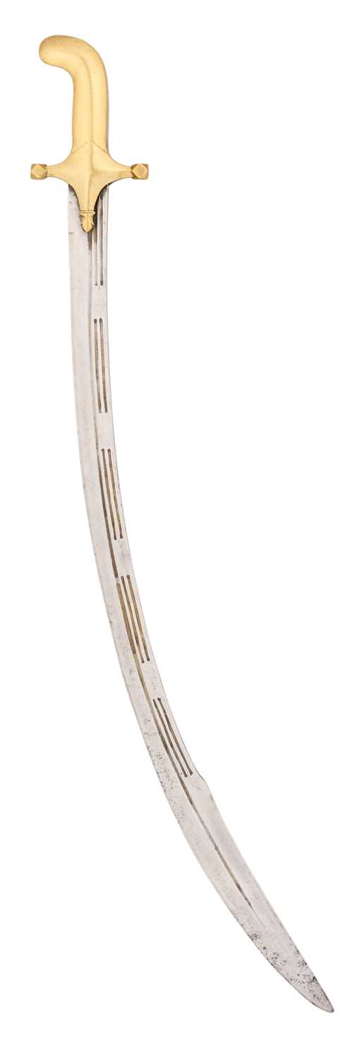 Lot 516 - A SABRE OF EASTERN FORM, PROBABLY 18TH CENTURY