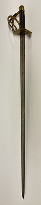 Lot 538 - A FRENCH ANXI CUIRASSIER’S SWORD, 20TH CENTURY, BEARING INSCRIPTION DATED 1813