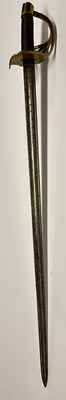 Lot 538 - A FRENCH ANXI CUIRASSIER’S SWORD, 20TH CENTURY, BEARING INSCRIPTION DATED 1813