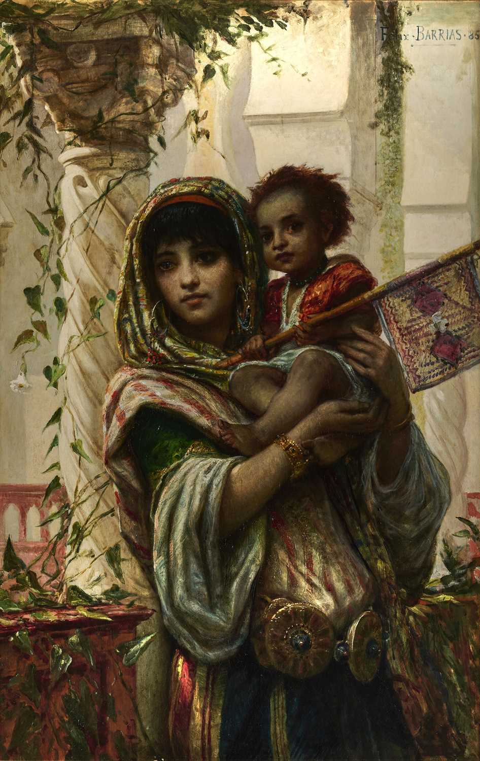 Lot 409 - FELIX BARRIAS (FRENCH 1822-1907)