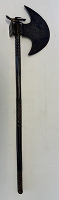 Lot 19 - A PERSIAN AXE, QAJAR, 19TH CENTURY