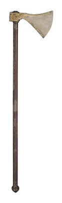 Lot 22 - AN INDIAN TABARZIN, 19TH CENTURY