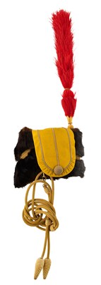 Lot 173 - AN OFFICER'S BUSBY OF THE 4TH QUEEN'S OWN HUSSARS