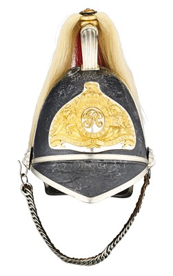 Lot 565 - A VICTORIAN OFFICER'S HELMET OF THE WORCESTERSHIRE YEOMANRY