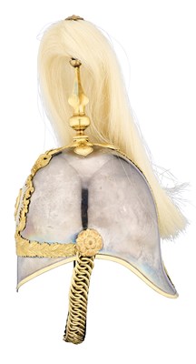 Lot 166 - A FINE OFFICER'S HELMET OF THE SHROPSHIRE YEOMANRY