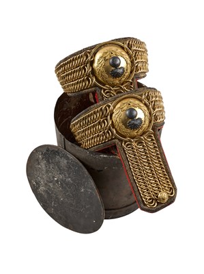 Lot 602 - A PAIR OF FLANK COMPANY INFANTRY OFFICER'S WINGS, LADON & CO, 17 JERMYN ST., LONDON