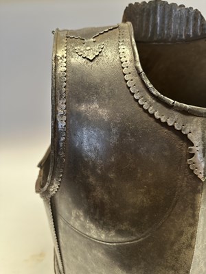 Lot 31 - A RARE CENTRAL INDIAN CUIRASS, 17TH/18TH CENTURY