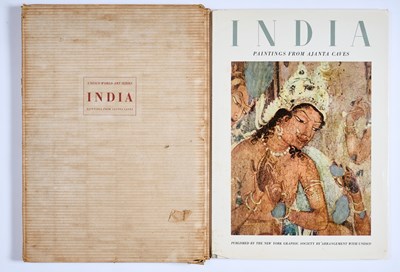 Lot 22 - INDIA: PAINTINGS FROM AJANTA CAVES
